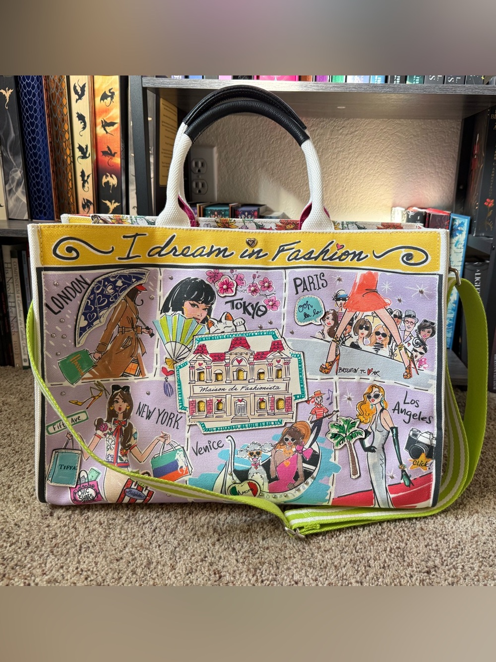 Brighton large fashionista canvas  tote